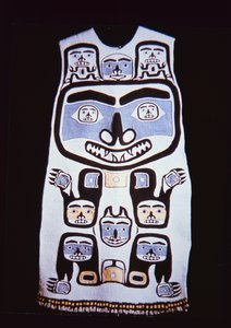 Chilkat Elbise, Tlingit Kabilesi (Tekstil) by School American
