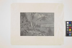Manzara (ahşap oyma) by School American