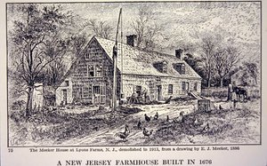 New Jersey çiftlik evi, E. J. Meeker (litho) tarafından 1886