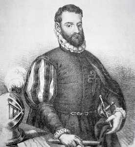 Pedro Menendez de Aviles (taş) by School American