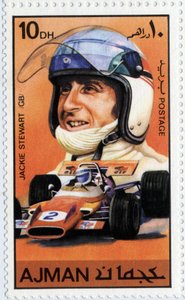 İskoç otomobil sürücüsü Jackie Stewart