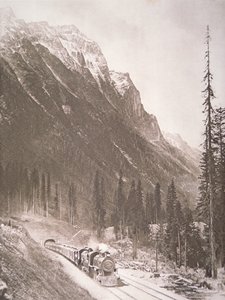 Kanada Pasifik Demiryolu Treni, yaklaşık 1925 (s/b fotoğraf)