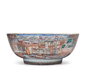 Büyük bir Hong kase, c.1785 (seramik) by School Chinese