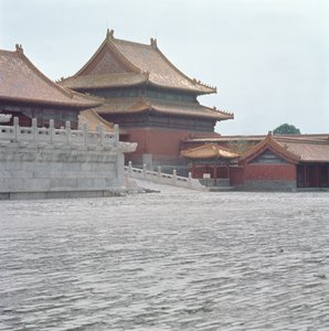 Çift saçaklı köşk ve mermer teras, Ming Hanedanlığı (fotoğraf) by School Chinese