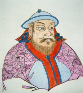 Kubilay Han (kağıt üzerine renkli mürekkep) by School Chinese