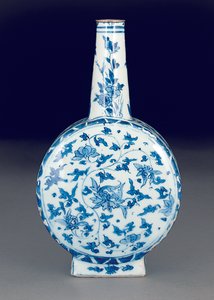 İber pazarı için hacı şişesi, 17. yüzyılın ilk yarısı (seramik) by School Chinese