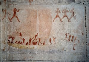 Mısır antikası: bir yelkenli. Sakkara