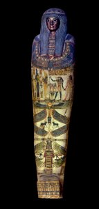 Mısır antikası: Jedkhonsouiouioufankh (Djedkhonsouiouefankh), MÖ 750 civarında lahdin kapağı, Louvre Müzesi - Mısır Antik Çağı: Djedkhonsouioufankh (Djedkhonsouioufankh), MÖ 750 civarında, Louvre Müzesi, Paris by School Egyptian