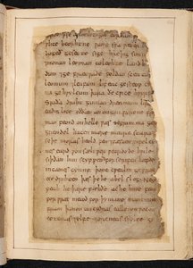 Beowulf#39;un bazen #39;Nowell Kodeksi#39; olarak adlandırılan foliolardan bir sayfası by School English
