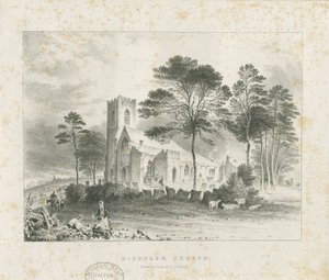 Biddulph (Eski) Kilisesi: litografi ve [?19. yüzyıl] (baskı) by School English