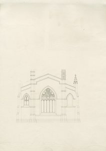 Burton-upon-Trent - Holy Trinity Kilisesi: çizim, nd [?1820s] (çizim) by School English