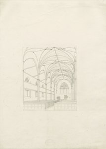 Burton-upon-Trent - Holy Trinity Kilisesi: çizim, nd [?1820s] (çizim) by School English