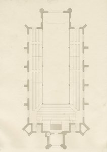 Burton-upon-Trent - Holy Trinity Kilisesi: çizim, nd [?1820s] (çizim) by School English