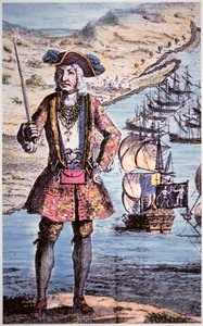 James Basire tarafından kazınmış Kaptan Bartholomew Roberts