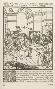 Daphnis ve Chloe, Longus (baskı) by School English
