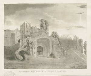 Dudley Kalesi - Ana Giriş: aquatint gravür ve [?18. yüzyıl] (baskı)
