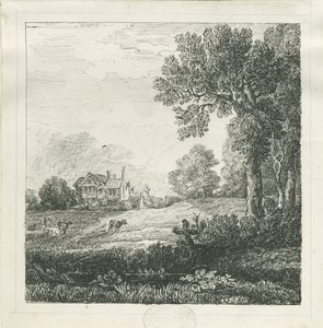Eccleshall - Biana Hall: kalem ve mürekkeple çizim, nd [c 1830] (çizim) by School English