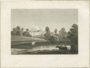 Enville Hall: gravür ve [?18. yüzyılın sonları] (baskı) by School English
