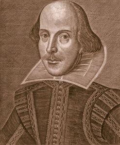 Martin Droeshout tarafından oyulmuş William Shakespeare