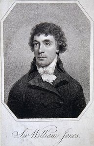Sir William Jones (gravür) by School English
