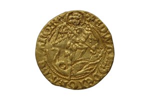 Asthall Definesinden Tudor madeni para by School English