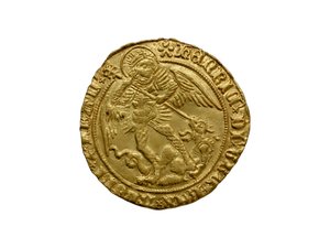 Asthall Definesinden Tudor madeni para by School English