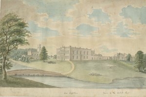Bilinmeyen konum - Salon: suluboya resim ve [c 1762-1802] (resim) by School English
