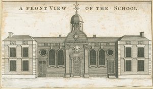 Wolverhampton - Gramer Okulu: aquatint gravür, nd [c 1751] (baskı) by School English