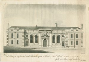 Wolverhampton - Gramer Okulu: gravür, nd [1797] (baskı) by School English