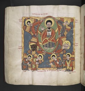 Veya. 481, f.110v   Tanrı Baba, Cherubim