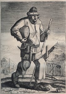 Mürekkep satıcısı - Flaman gravürü by School Flemish