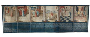 Our Lady of the Potterie'nin Mucizeleri (goblen) by School Flemish