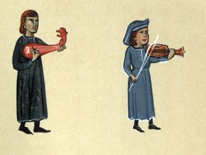 Bir Orta Çağ Troubadour