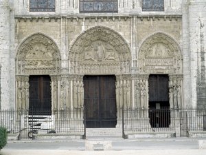 Chartres Katedrali. by School French