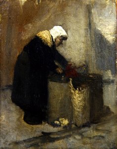 Şifonyer (tuval üzerine yağlı boya) by School French