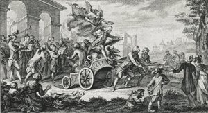Jean-Philippe Rameau (Jean Philippe) (1683-1764) tarafından Le Triomphe - İngiliz besteci, klavsenci, orgcu ve müzik teorisyeni by School French
