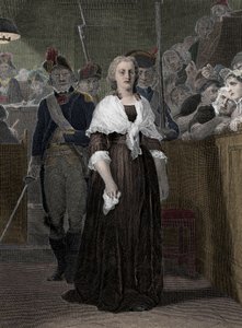 Kraliçe Marie Antoinette (1755-1793) Devrim Mahkemesi Tarafından Ekim 1793