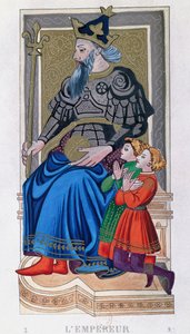 İmparator, Charles VI tarot, Fransa by School French