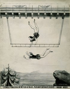 Trapezistler tehlikeli merdivende. by School French