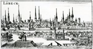 Lübeck by School German