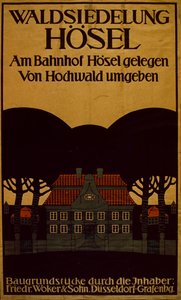 Waldsiedlung Otel Reklamı Almanca, c.1890 (poster) by School German