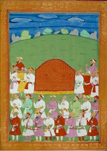 Padişahın cariyelerinin tahtırevanı, Şah alem
