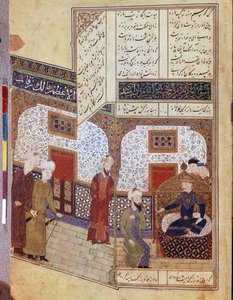 Hüsrev, Buzurg Ümmid ile sohbet ediyor by School Iranian