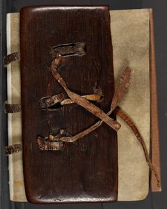 MS CCC 282 Corpus Irish Missal Kitap Ciltleme, c.1120-30 (meşe, deri ve parşömen)