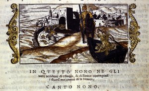 Roland, Olympia'nın imdadına yetişir. Ludovico Ariosto'nun (1474 - 1533) L'Arioste olarak bilinen “Orlando Furioso”nun (Öfkeli Roland) şövalye şiirinden bir sahne. Şarkı söylemek IX. by School Italian