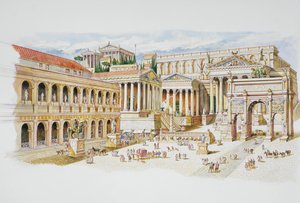 Roma Forumu (renkli taş)
