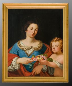 Aziz Dorothy (tuval üzerine yağlı boya) by School Italian