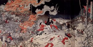 Birinci Çin-Japon Savaşı - Hui-Go Zaferi - Çin-Japon Savaşı by Japanese School