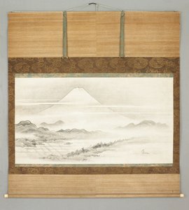 Kakemono, Fuji Dağı manzarası by Japanese School