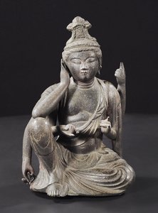 Nyoirin Kannon, Kamakura Period (bronze) by Japanese School